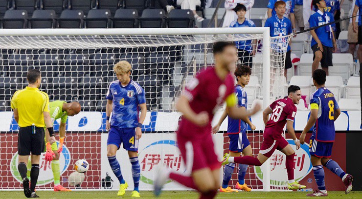 Qatar thua Nhật Bản, U23 Nhật Bản, U23 Qatar, U23 châu Á